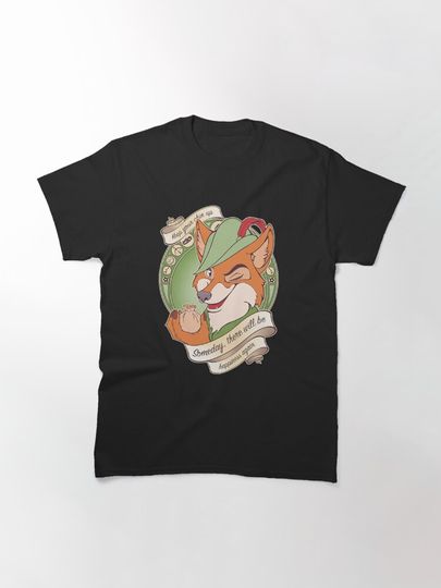 Keep Your Chin Up Robin Hood Cartoon T-Shirt