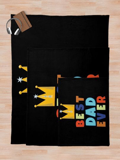 Best Dad Ever Throw Blanket