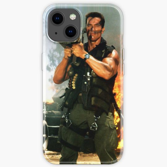 Arnold Military Rocket Launcher iPhone Case