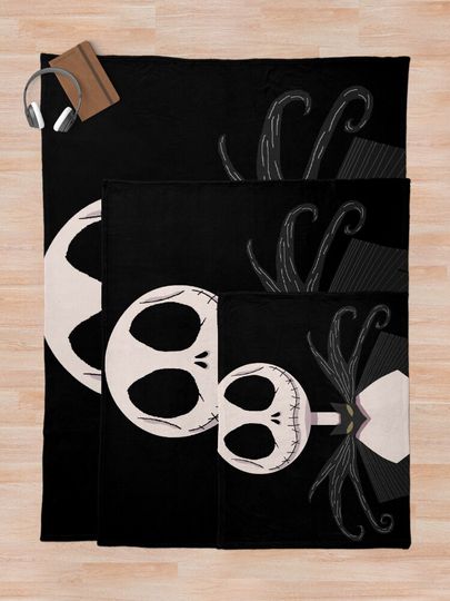 the nightmare before christmas jack skellington Throw Blanket