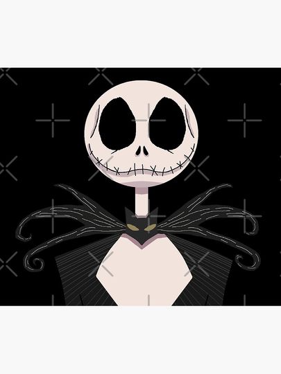 the nightmare before christmas jack skellington Throw Blanket