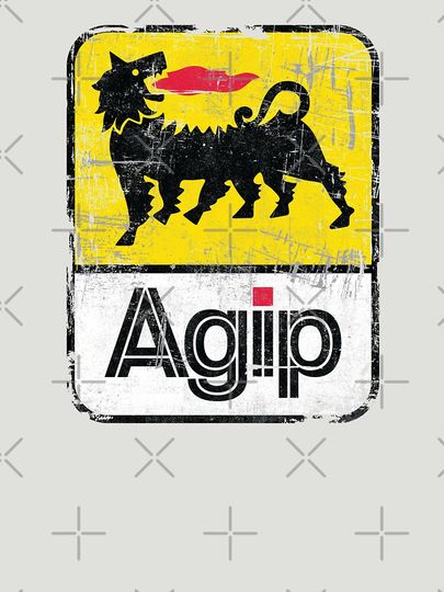 AGIP Lubricants Logo 1968 – 1998 Distressed version Essential T-Shirt