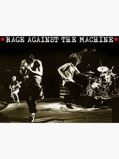 rage againts Premium Matte Vertical Poster