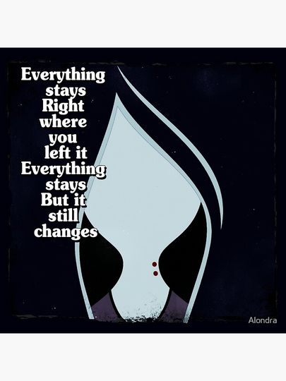 Everything Stays, Marceline the Vampire Queen, Adventure Time Premium Matte Vertical Poster