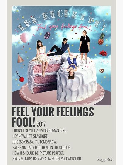 the regrettes feel your feelings fool! album Premium Matte Vertical Poster