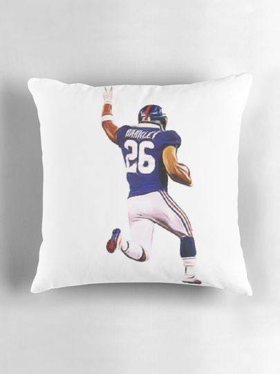 Saquon Barkley Cartoon Graphic Pillow