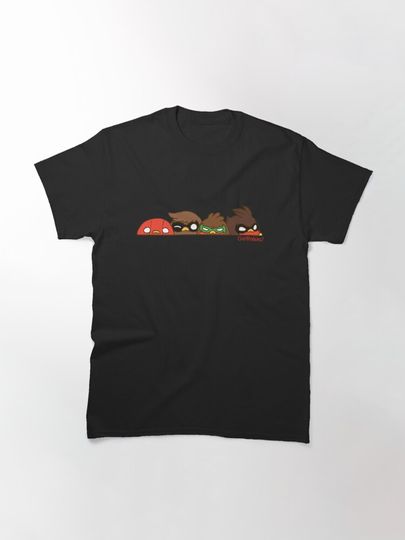 Go!Robins! - Robin Row Classic Cartoon T-Shirt