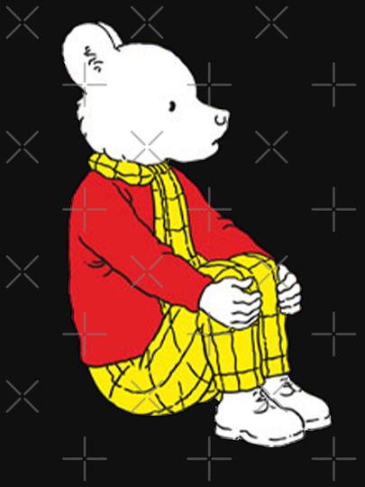 Rupert Bear Sitting Down Classic T-Shirt