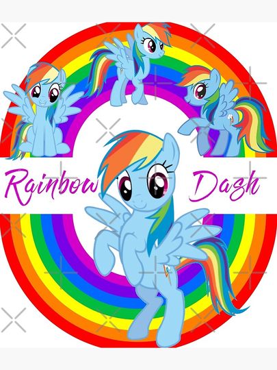 Rainbow Dash Brony  Backpack