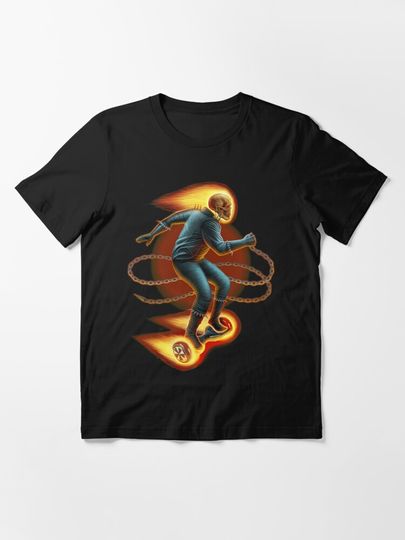 Ghost Rider On A Hoverboard Essential T-Shirt