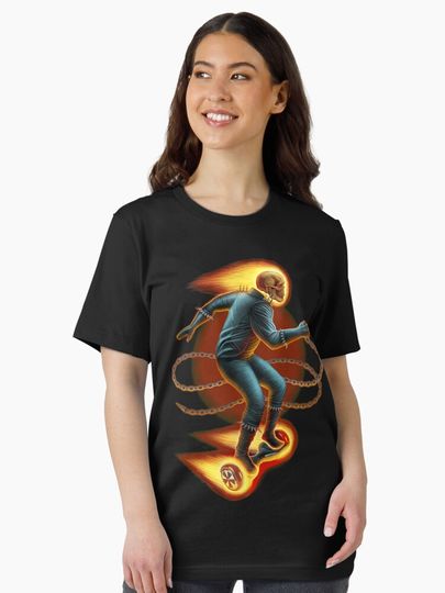 Ghost Rider On A Hoverboard Essential T-Shirt