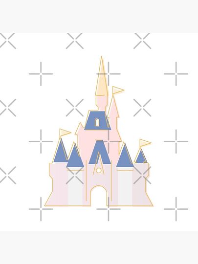 Castle Magic Kingdom Pillow