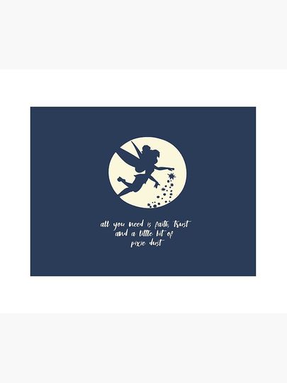 Tinkerbell quotes Throw Blanket