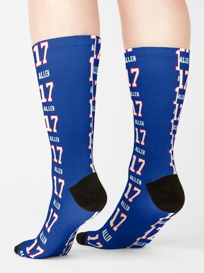 Josh Allen Socks, Gift For Fan