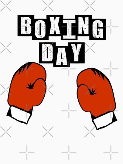 Boxing Day Red Gloves - White Classic T-Shirt