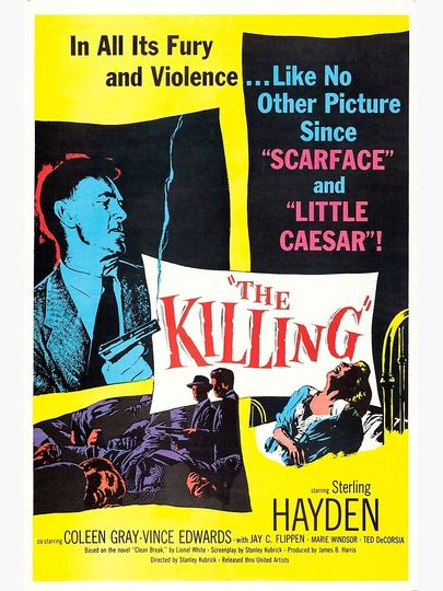 The Killing Stanley Kubrick Premium Matte Vertical Poster