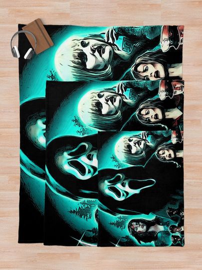 Scream Movie Throw Blanket