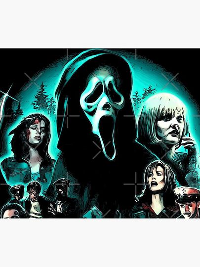 Scream Movie Throw Blanket