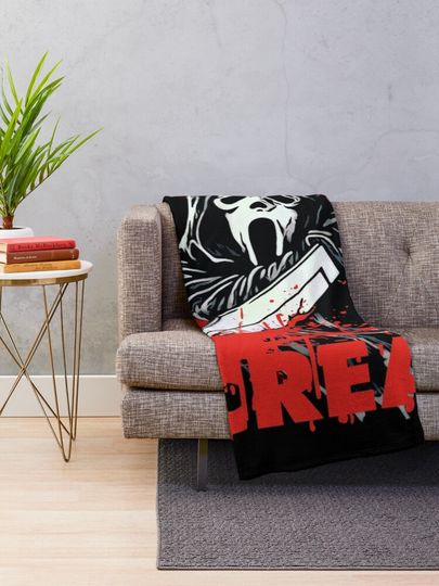 Scream Movie Throw Blanket