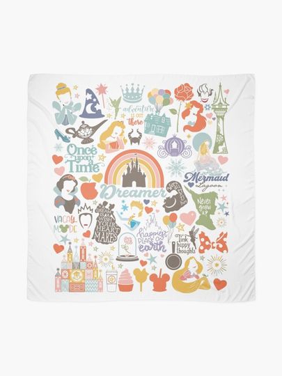 Vacay Inspired Vacation Graphic Tee Scarf