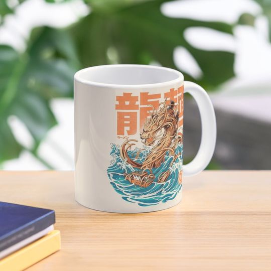 Great Ramen Dragon off Kanagawa Mug