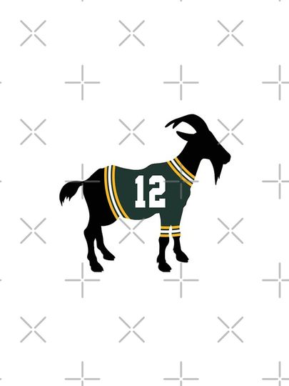Aaron Rodgers GOAT iPhone Case
