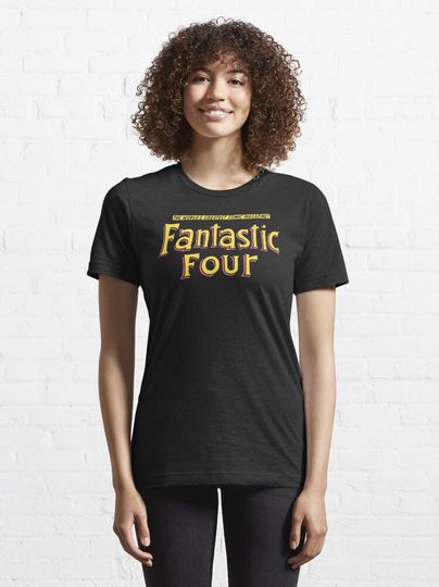 Fantastic Four - Classic Title - Clean Essential T-Shirt