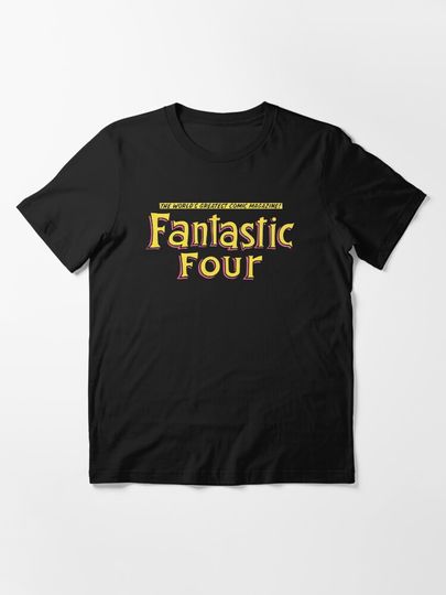 Fantastic Four - Classic Title - Clean Essential T-Shirt