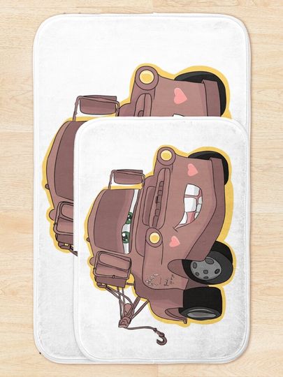 Tow Mater Disney Bath Mat, Disney Decor