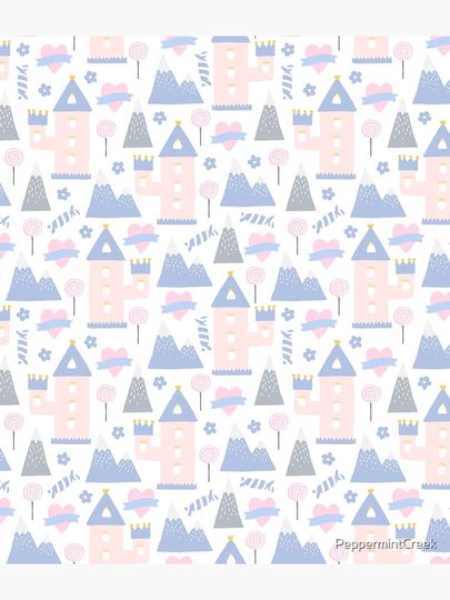 Castles and Candy Pattern Disney Backpack