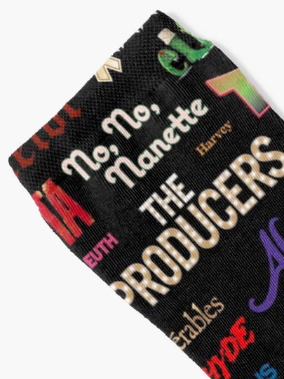 Broadway Musicals Socks