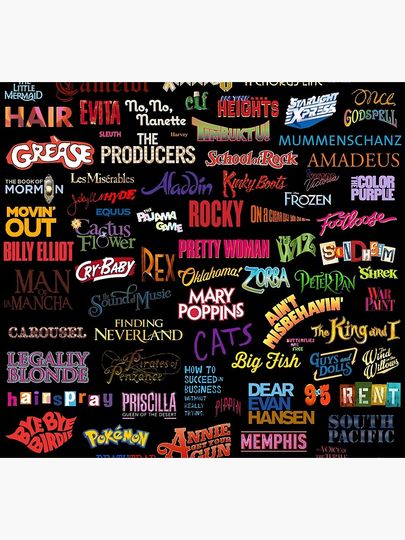 Broadway Musicals Socks