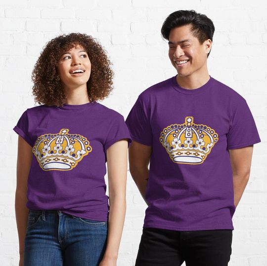 LA Kings Retro Crown Logo  T-Shirt