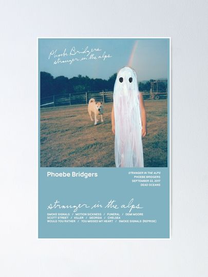 Phoebe Bridgers - Stranger in the Alps Tracklist Poster