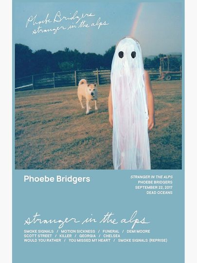 Phoebe Bridgers - Stranger in the Alps Tracklist Poster