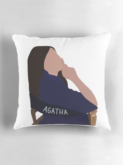 It's Been Agatha All Along Pillow
