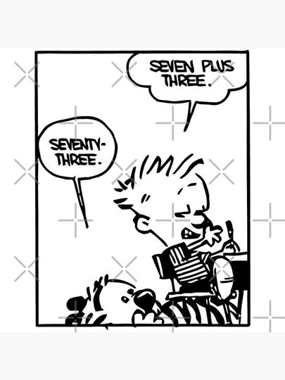 Calvin And Hobbes Premium Matte Vertical Poster