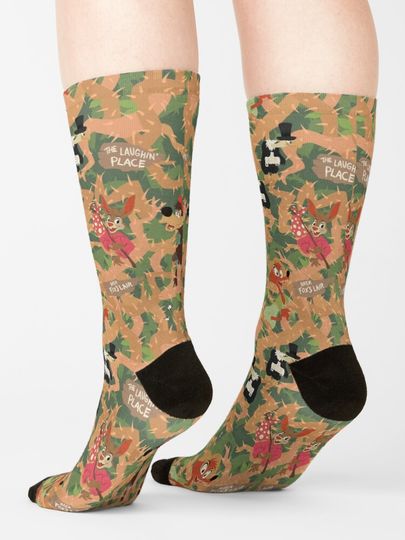 Splash Mountain “I Can't Run Away From Trouble” Socks