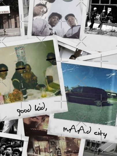 good kid maad city Kendrick Lamar iPhone Case