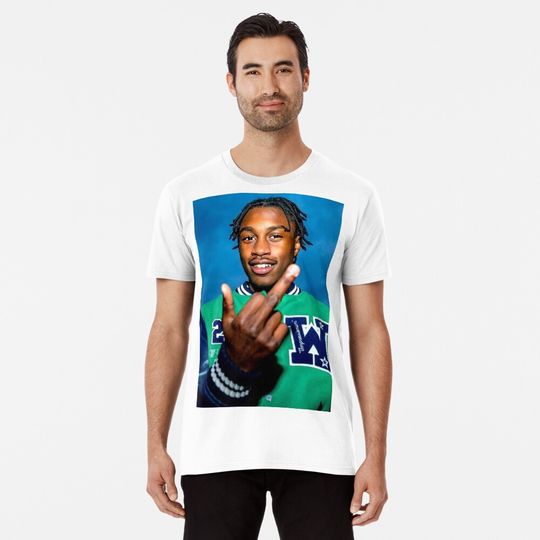 Lil Tjay Middle Finger Premium T-Shirt