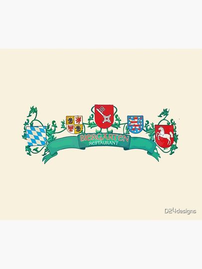 Biergarten Restaurant Throw Blanket