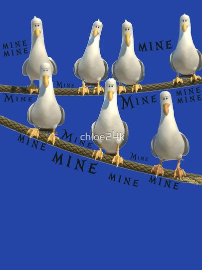 Mine! Seagulls from Finding Nemo Pullover Hoodie