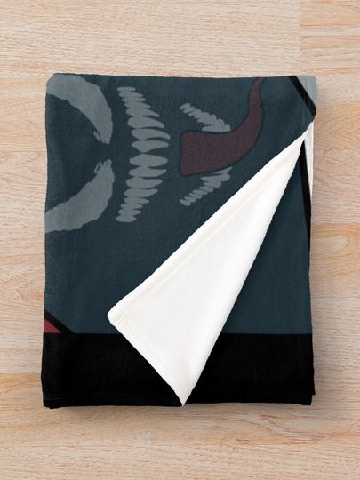 Eddie - Abstrakt Throw Blanket