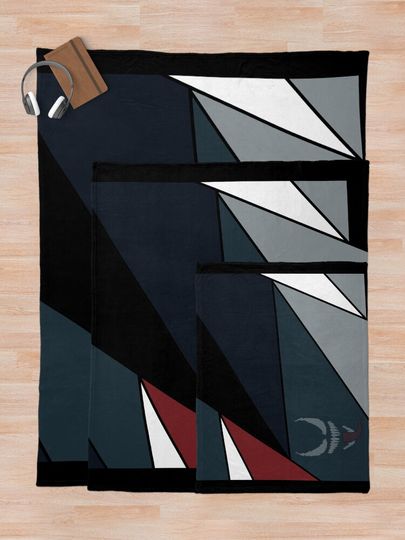Eddie - Abstrakt Throw Blanket