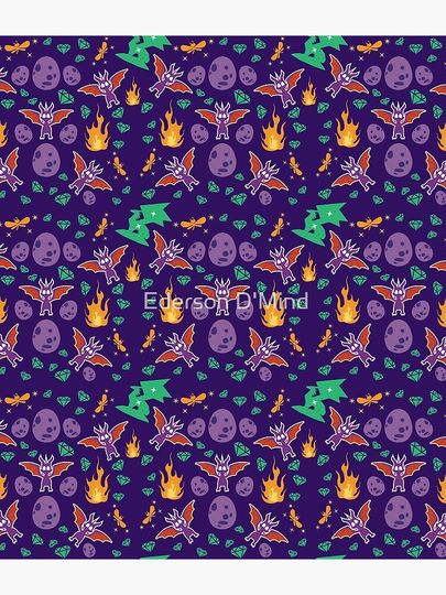 Spyro Pattern Backpack