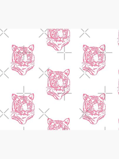 hot pink tiger Shower Curtain