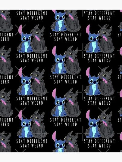 Toothless And Stitch Bite Tails Stay Different Backpack