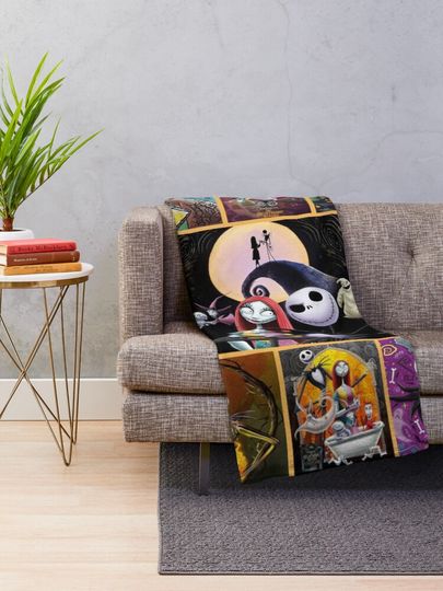 Nightmare Before Christmas  Throw Blanket