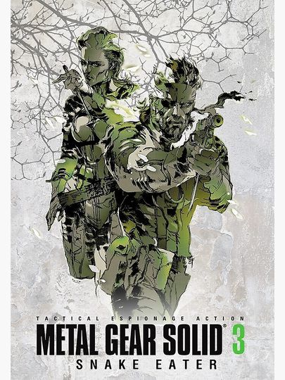 Metal Gear Solid 3 Design Premium Matte Vertical Poster