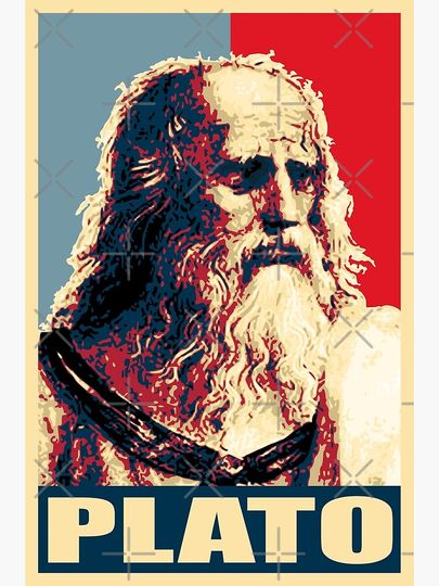 Plato Premium Matte Vertical Poster